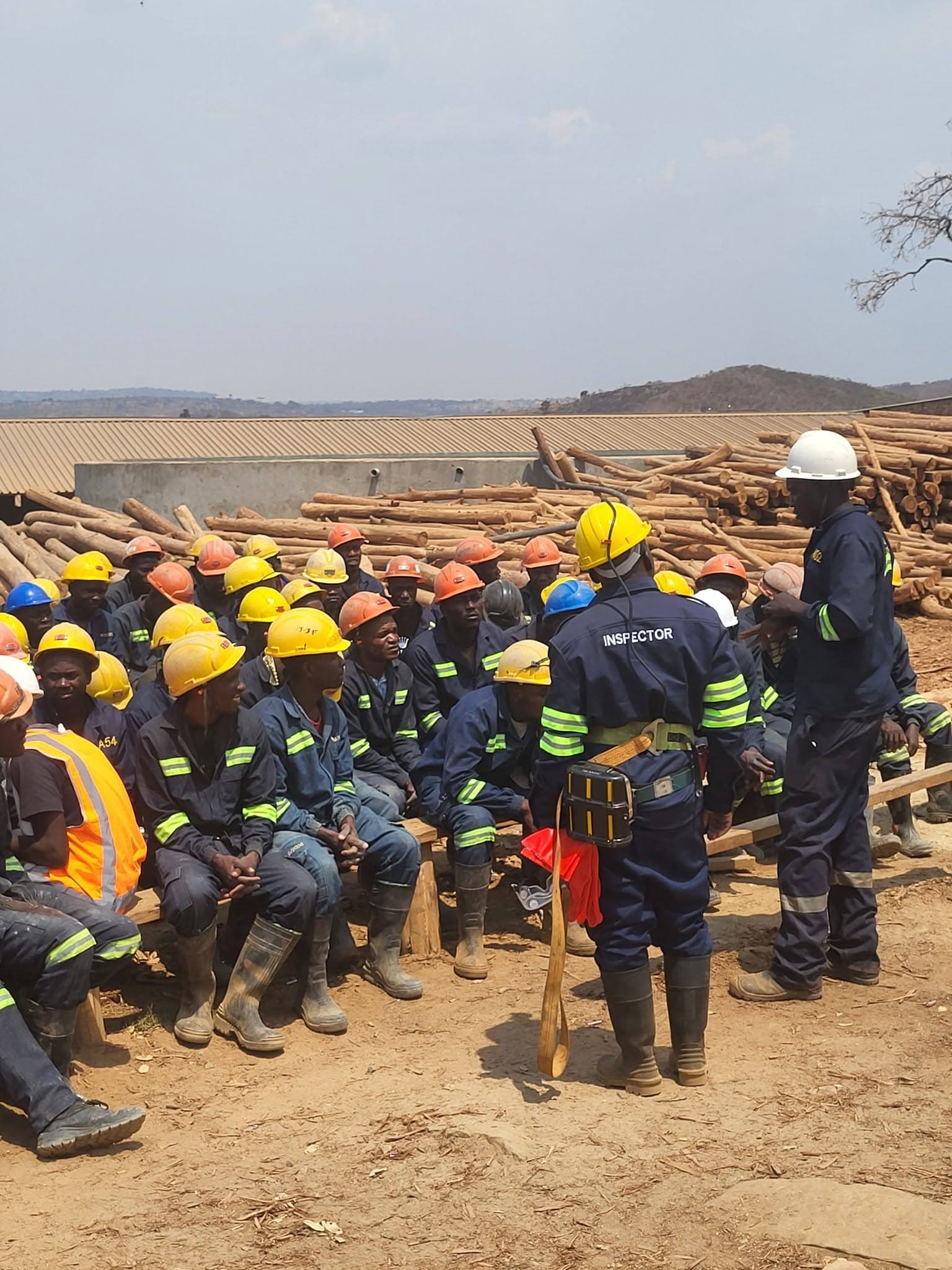 Mine safety inspection briefing